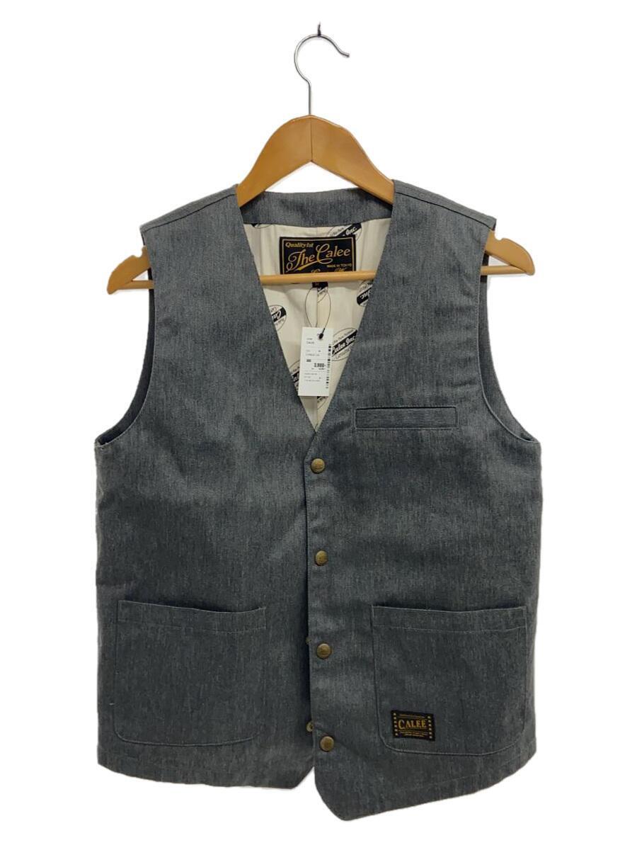 CALEE◆ベスト/M/コットン/GRY