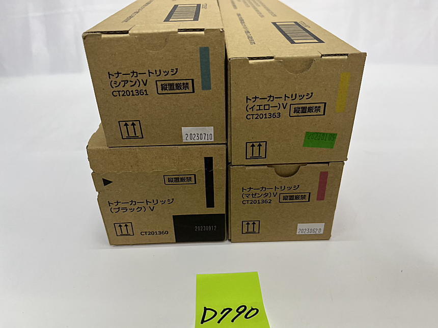 HOT，限定SALE D790 富士フィルムビジネスイノベーション FUJIFILM トナーカートリッジ Ⅴ CT201360/CT201361/CT201362/CT201363 K/C/M/Y 純正(富士ゼロックス)｜売買されたオークション情報、yahooの商品情報をアーカイブ 富士ゼロックス