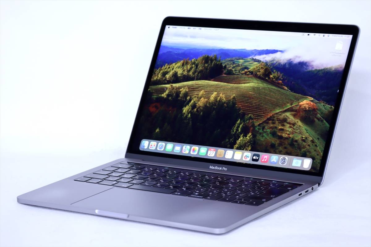 【1円～】バッテリー良好！Corei7+大容量SSD搭載！2019年モデル！Apple MacBook Pro 13 i7-8569U RAM16G SSD512G 13.3Retina OS 14 Sonoma
