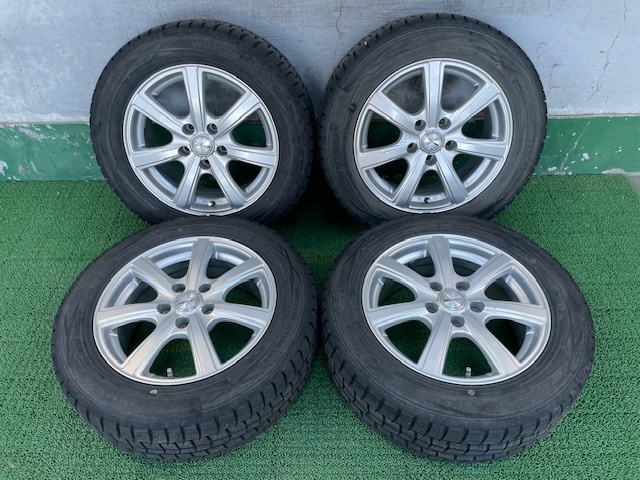 PRDホイール!! 16x6.5J +39 冬タイヤ付き 205/60 4本セット 中古 売切!!