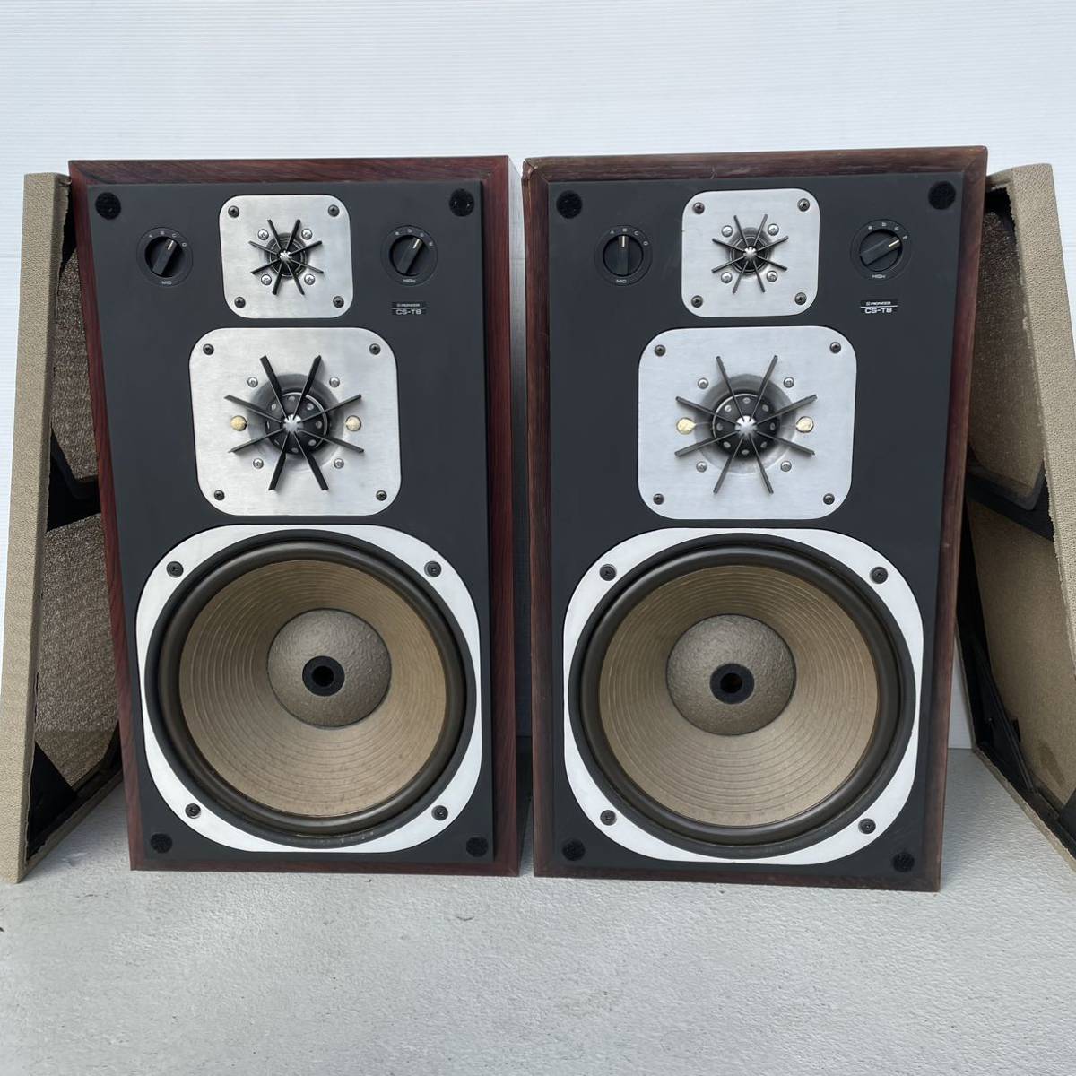 Pioneer CS-T88 ビンテージ3WAYペア C】Pioneer CS-T88 スピーカー ペア パイオニア 3167707 Pioneer 音出しOK