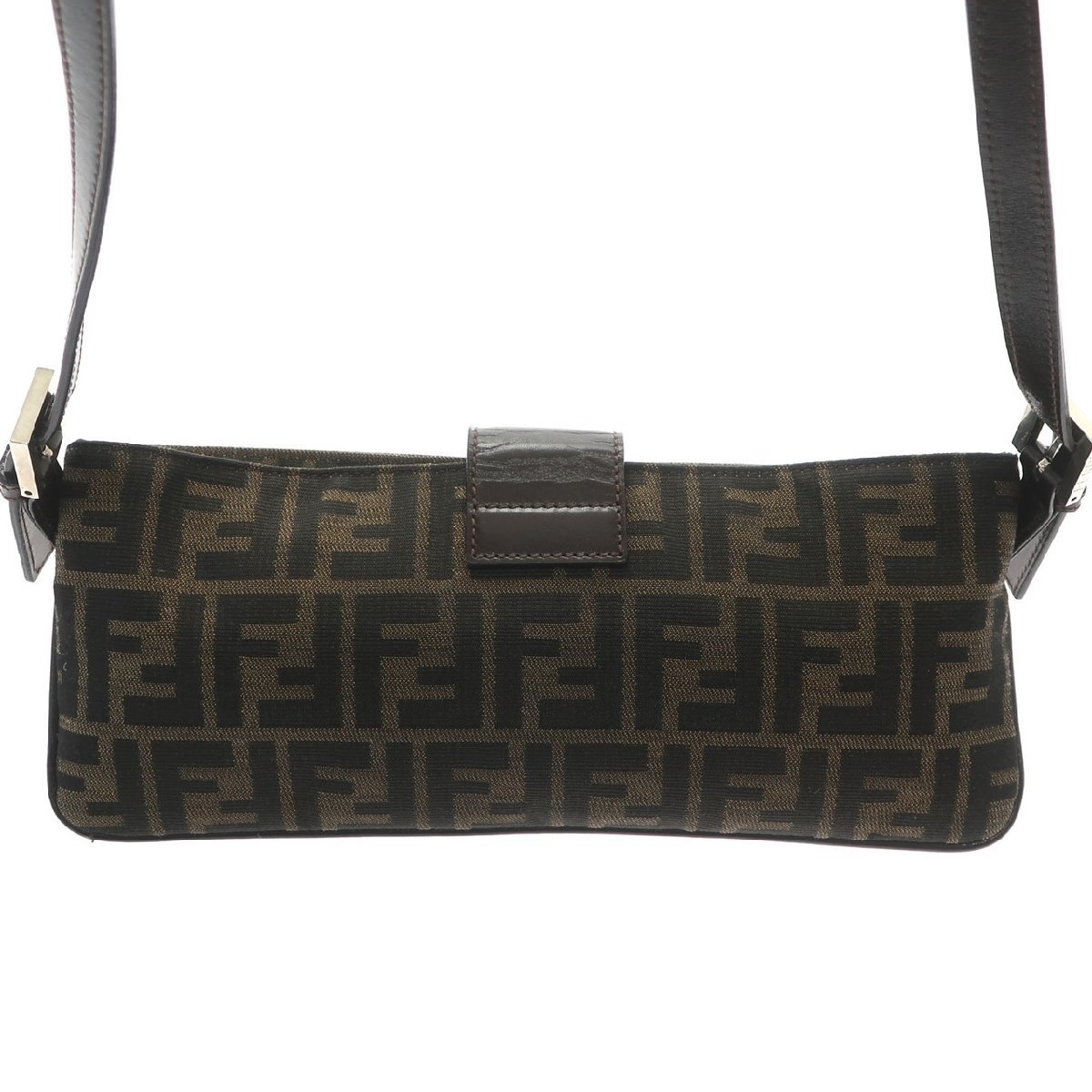 1円スタート FENDI フェンディ ズッカ柄 ショルダーバッグ FFロゴ 