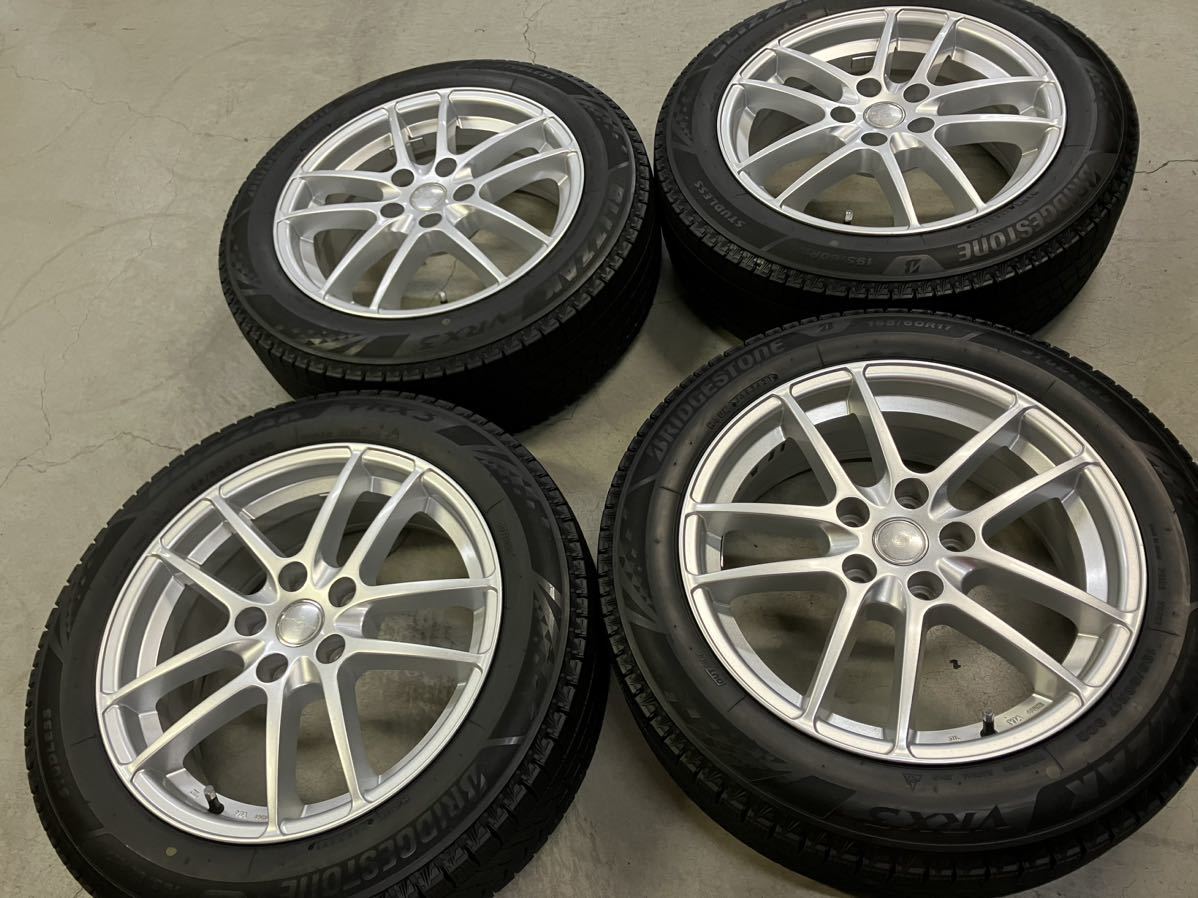 新型プリウス60系新型ブリザックVRX3 195/60R17 114.3-5H 17×7J +45