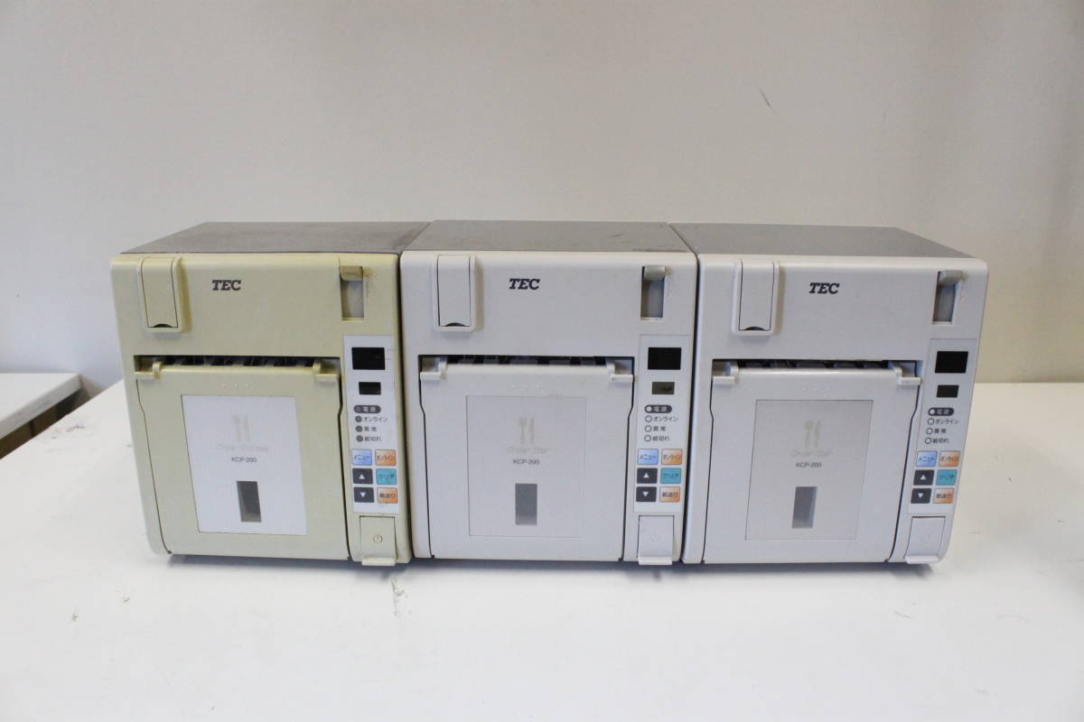 A1008 印字OK TEC/東芝テック キッチン リモートプリンター KCP-200 3