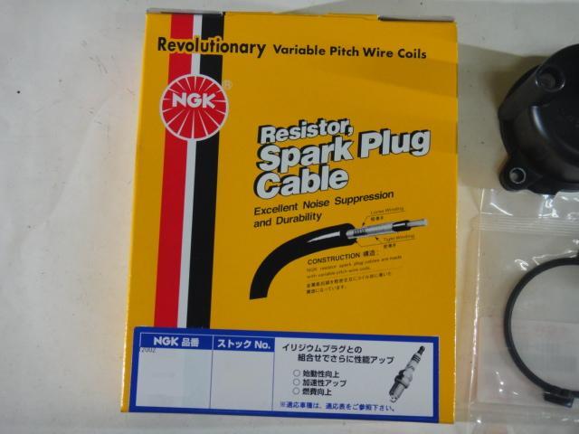 ジムニー JA11 新品スズキ純正デスビキャップ、ローター、パッキン、プラグコード、プラグ 点火系リフレッシュセット　JA12 ジムニー | スズキ(純正) oリング付き プラグコード スズキ(パーツ