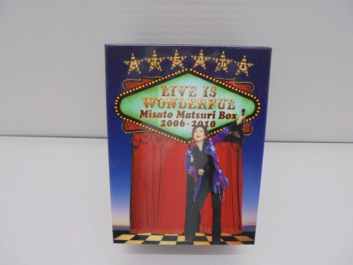 渡辺美里/Live is Wonderful～Misato Matsuri B… ◇7301・渡辺美里 Live is Wonderful ～Misato Matsuri Box 2006-2010