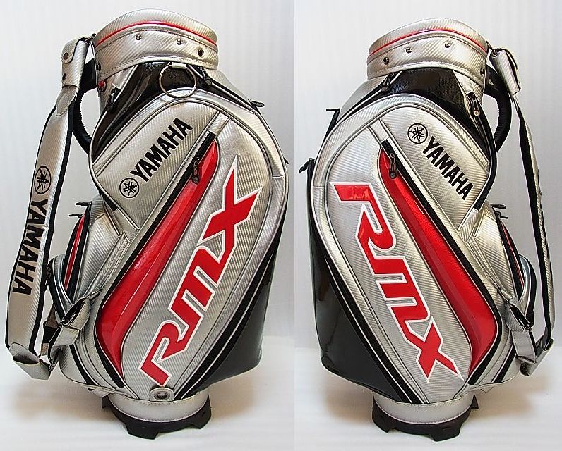 ☆YAMAHA 9.5型 プロ仕様 3点式ツアーバッグ 谷口モデル シルバーXレッド