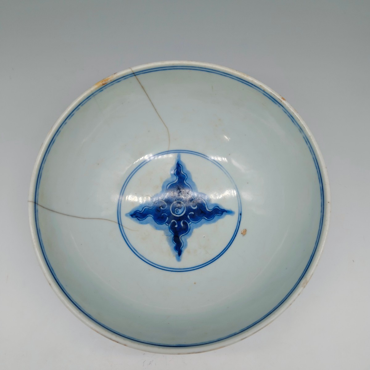 古伊万里 江戸後期 豆皿」 障壁画やふすま絵の動植物 染錦古伊万里5