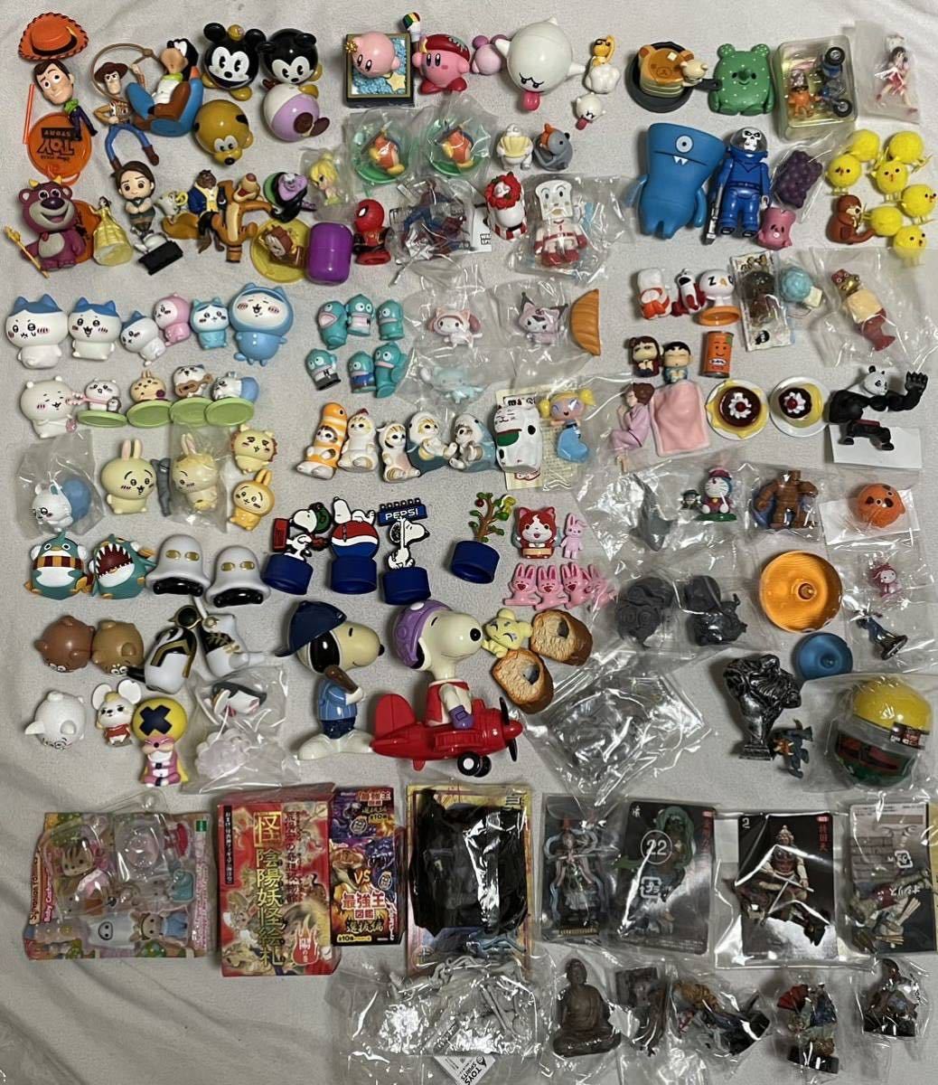 1130D ディズニー ちいかわ カービィ サンリオ サメにゃん スヌーピー マリオ 他 食玩 カプセルフィギア まとめ売り ジャンク