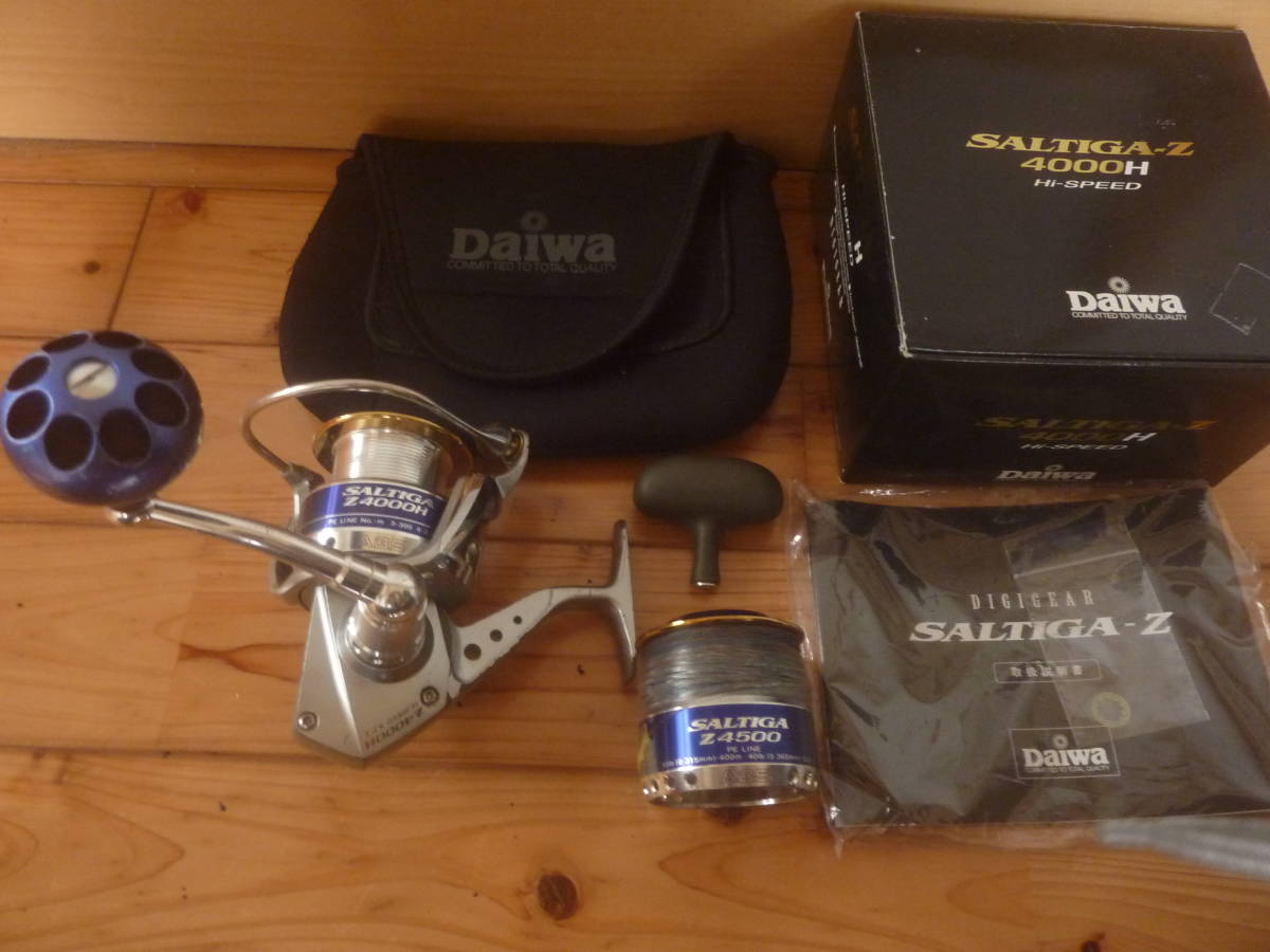 ダイワ ソルティガZ 4000H DAIWA SALTIGA スピニングリール 中古品
