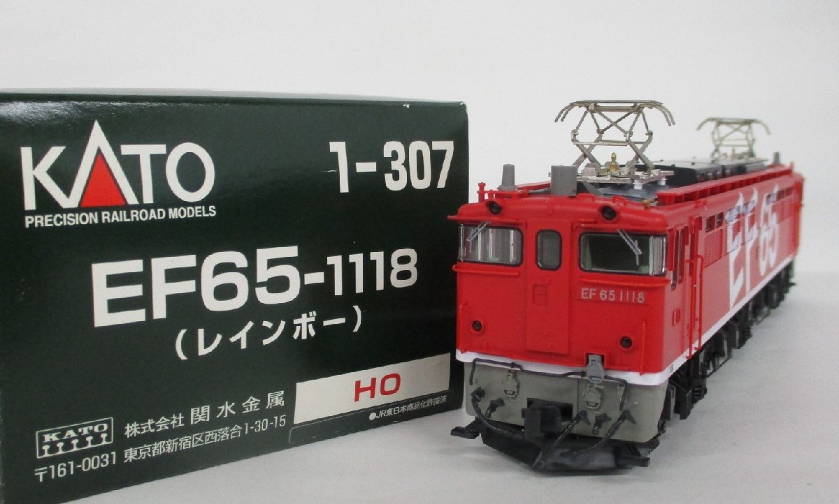 KATO 1-307 EF65-1118 (レインボー) HOゲージ ジャンク KATO 1-307