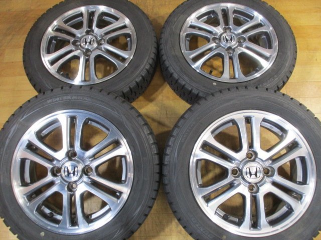 バリ山! ホンダ N-BOX 純正 アルミホイール スタッドレス 4本セット 4H
