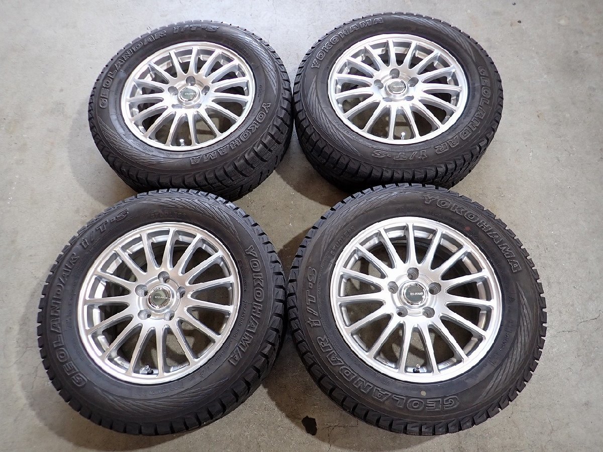SALE，得価 YS3679 215/65R16 エコフォルム アルファード ヴェルファイア C-HR RVR E52エルグランド 等 16&times;6.5J 114.3/5H ET46 1円スタ(スタッドレスタイヤ)｜売買されたオークション情報、yahooの商品情報をアーカ 5穴