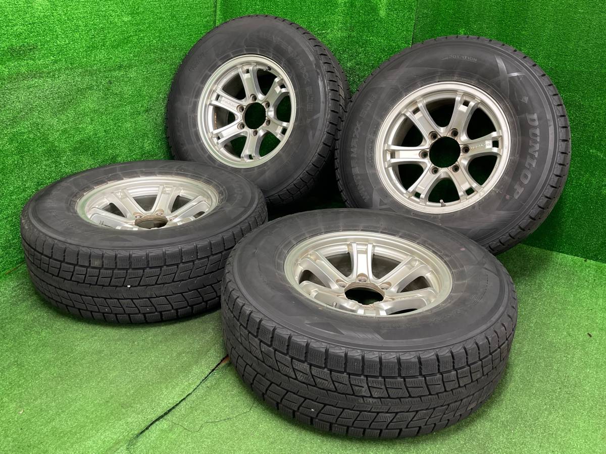 サーフ等に weds KEELER 16×7J OFF5 6H PCD139.7 ダンロップ WINTER