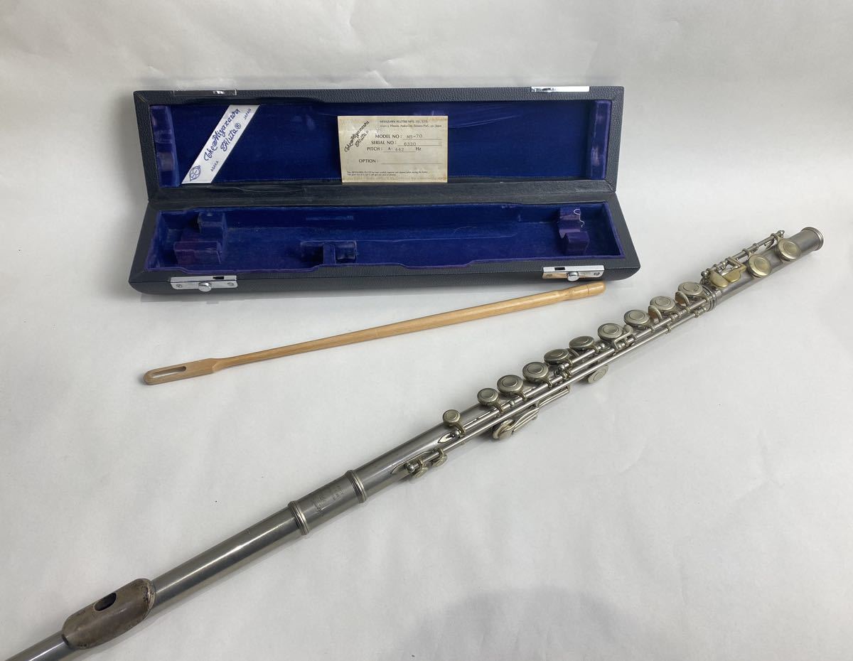 MS-70S フルート Miyazawa の落札相場 (管楽器) 「ms70」フルート