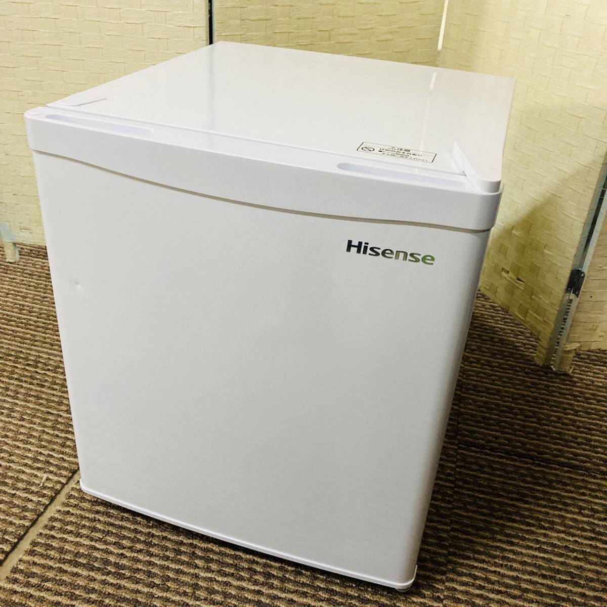送料無料!!Hisense ハイセンス 42L 1ドア冷蔵庫 HR-A42JW 動作品 2017年製/