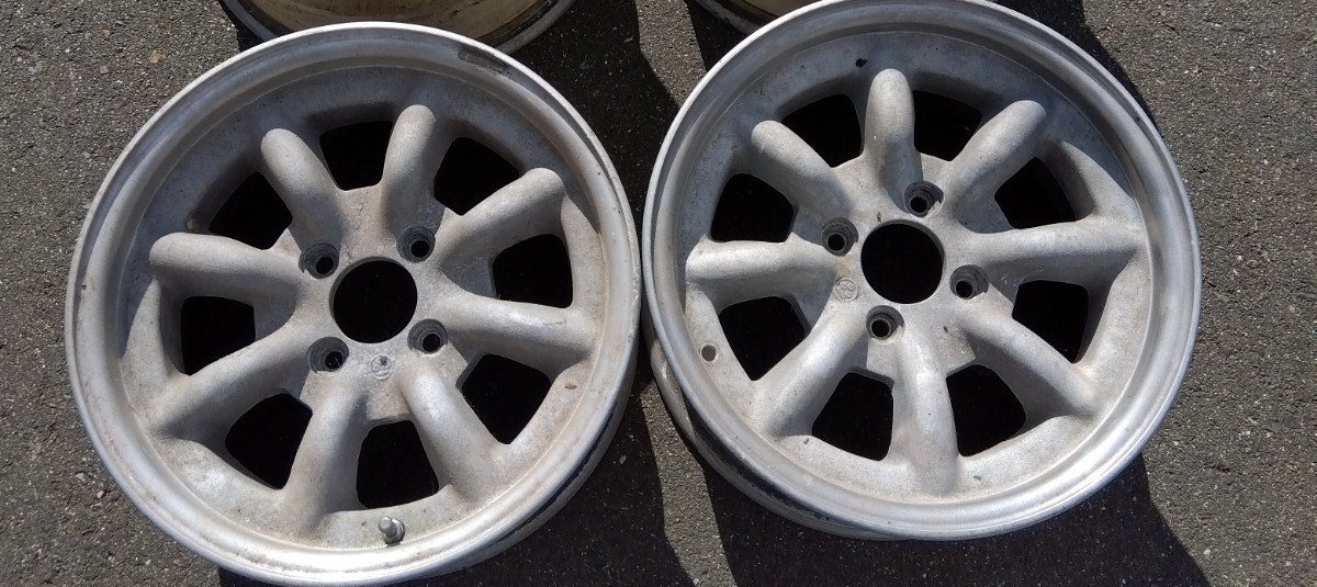 RSワタナベ PCD100/4穴 14インチ WATANABEワタナベRBF14インチアルミ