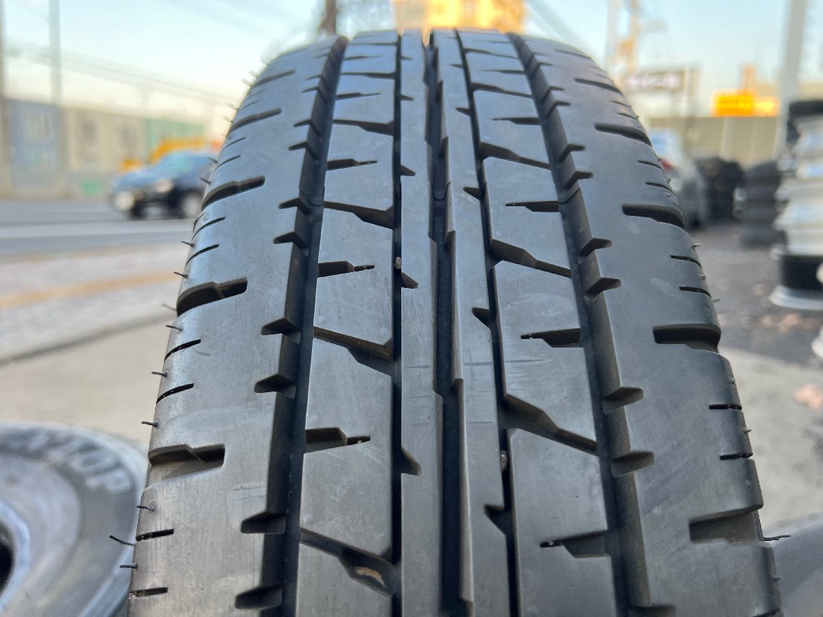 195/80R15 107/105L LT DUNLOP/ENASAVE VAN01 16年 バリ山 ハイエース