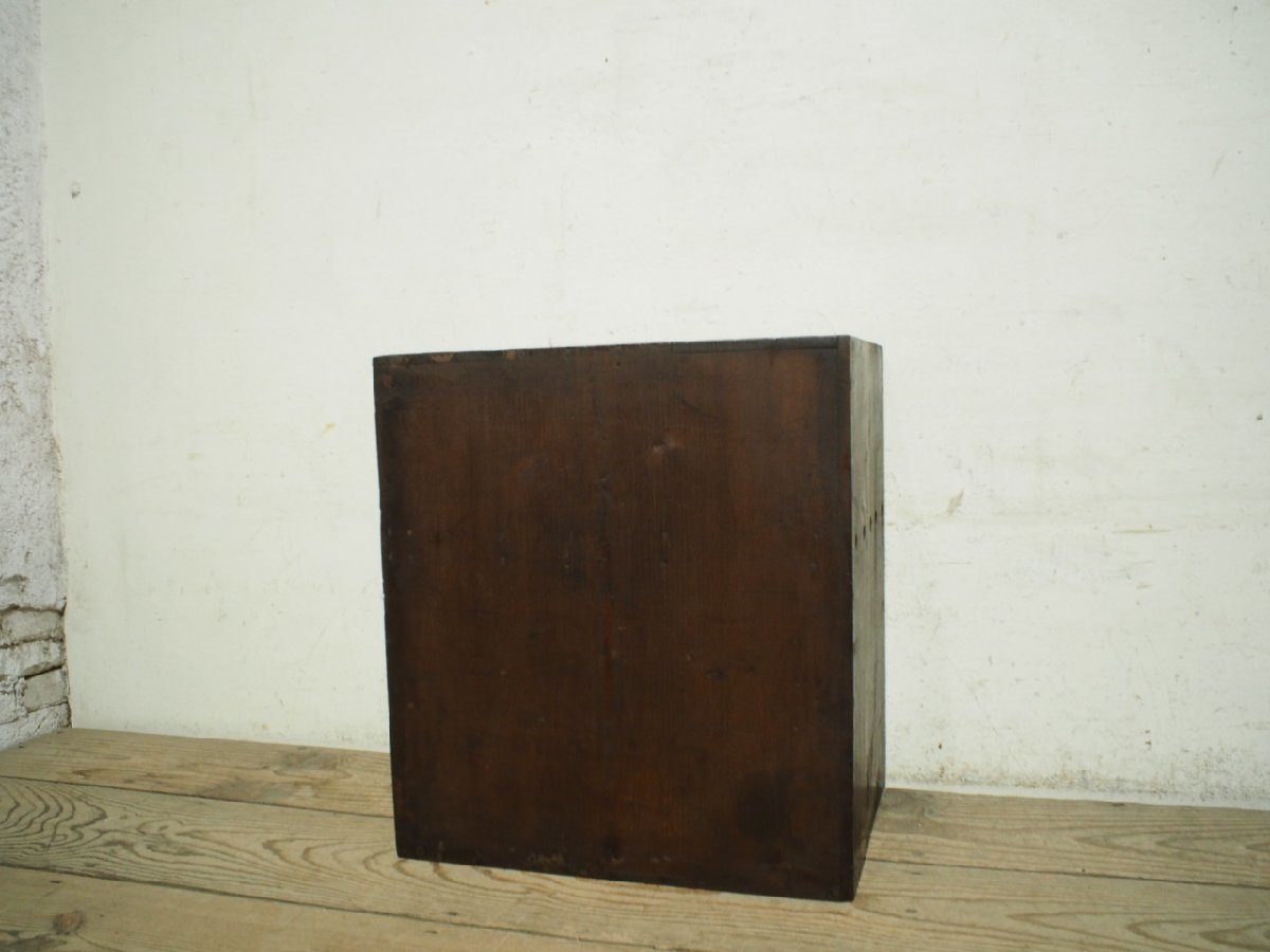 ユI0664◇H45cm◇アンティーク◇素朴な杉材の小振りな古い木製小