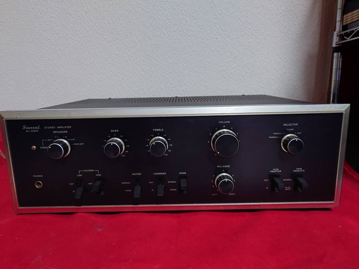 美品】SUNSUIプリメインアンプAU-6500 山水 1973年式 美品】SUNSUI