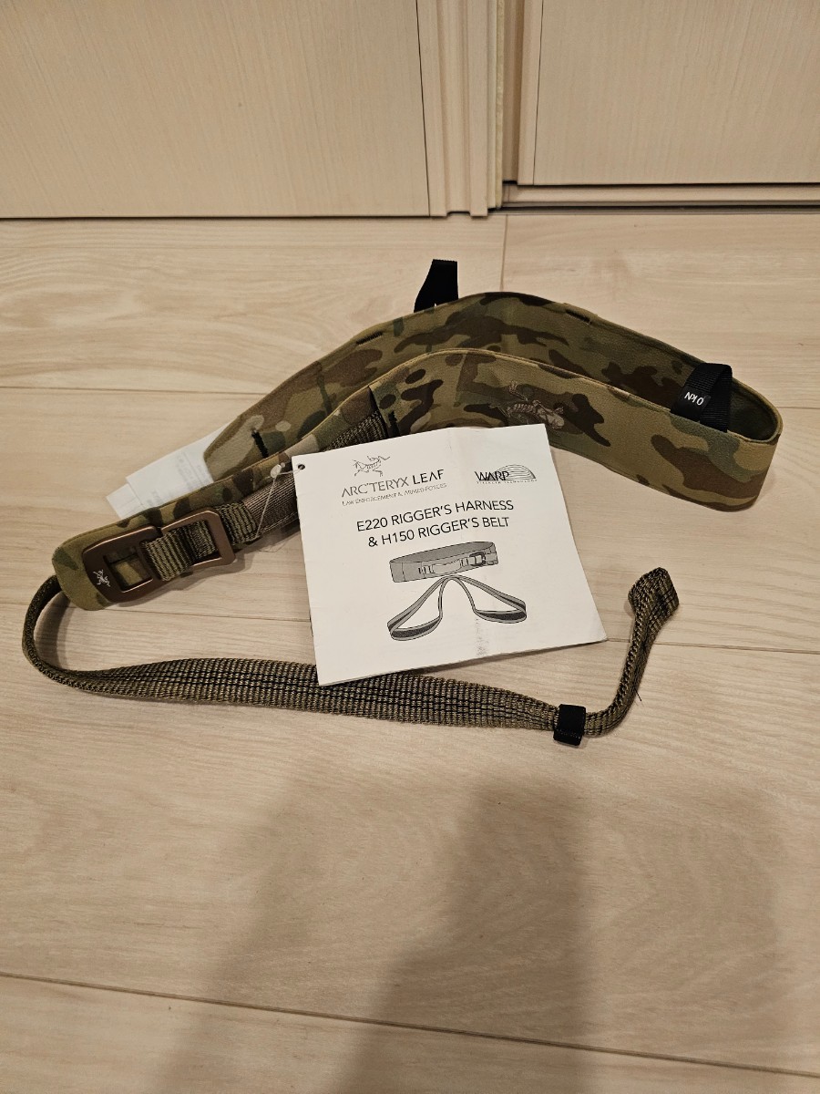 アークテリクス LEAF H150 リガーベルト MC XSサイズ Arc'teryx LEAF H150 Riggers Belt マルチカム FBI SWAT HRT DEVGRU DELTA CAG