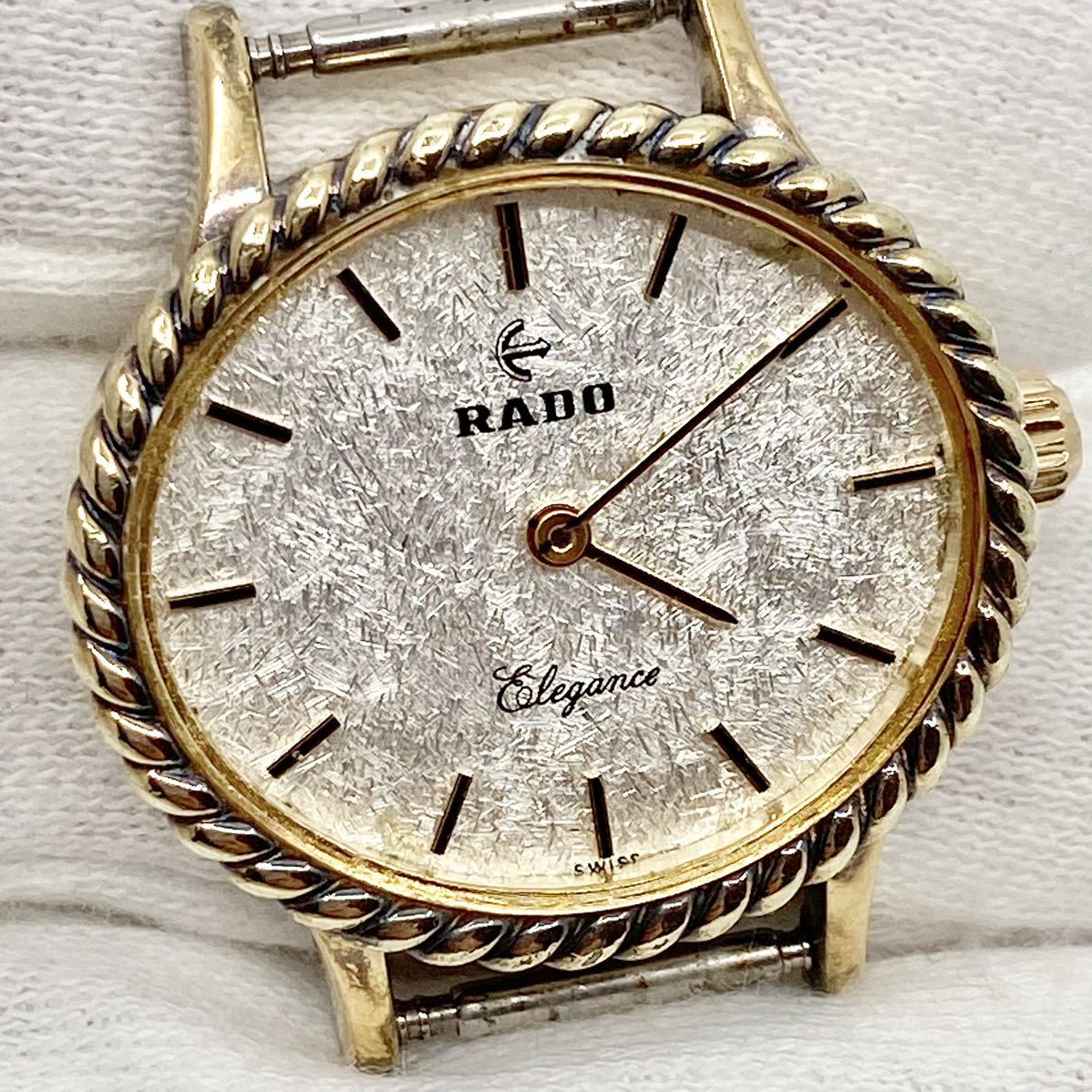 RADO Elegance シルバー925 Ag 腕時計 手巻き式 バーインデックス