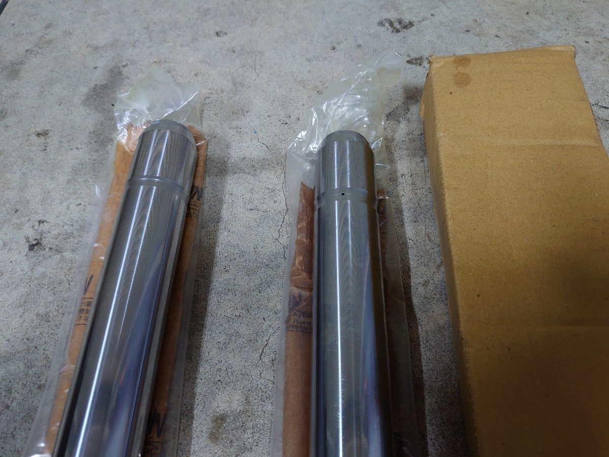 ハーレー35㎜フロントフォーク用ロングインナーチューブ 美品 35mm