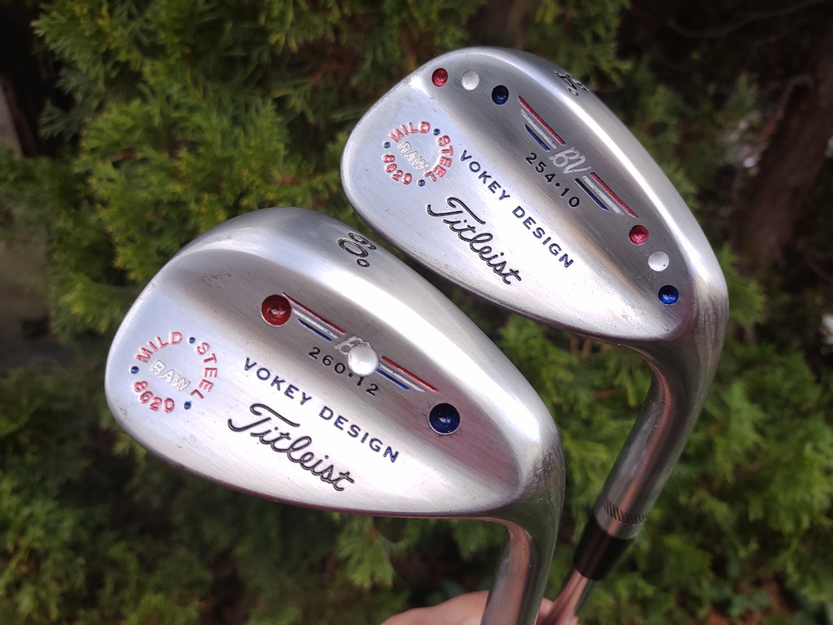 VOKEY oilcan54° & 60° tricolor dot ノーメッキ仕様 Oil Can Vokey 
