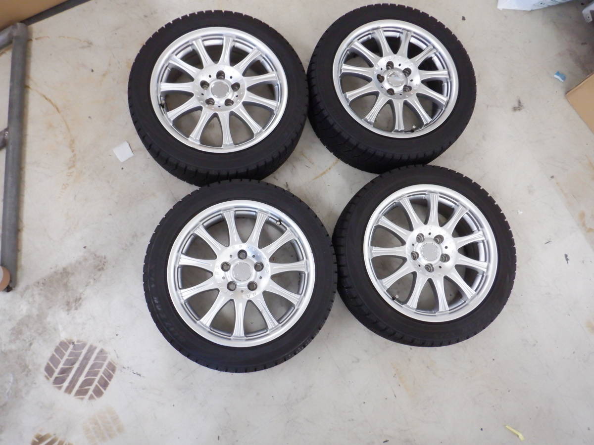 スタッドレスタイヤホイール4本セット225/45/17 カールソン 