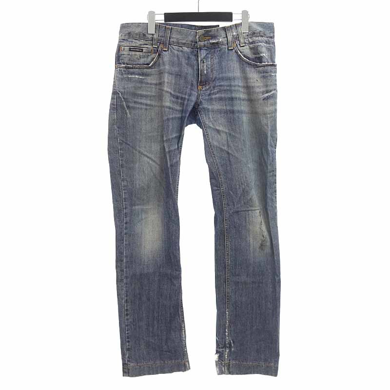 Dolce & Gabbana クラッシュ ダメージ加工 デニム 44 DOLCE&GABBANA 
