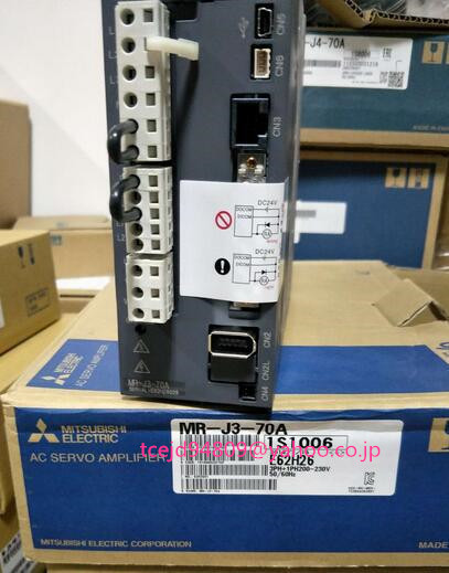 SALE，限定SALE 新品　MITSUBISHI/三菱電機　MR-J3-70A　サーボアンプ　 保証付き