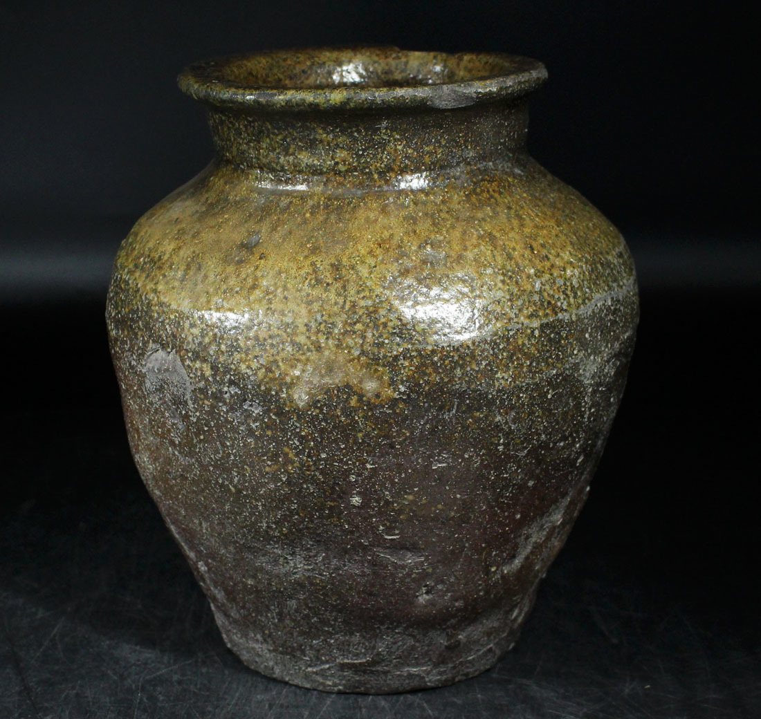銘品 古常滑自然釉壷・室町時代 【公式通販】