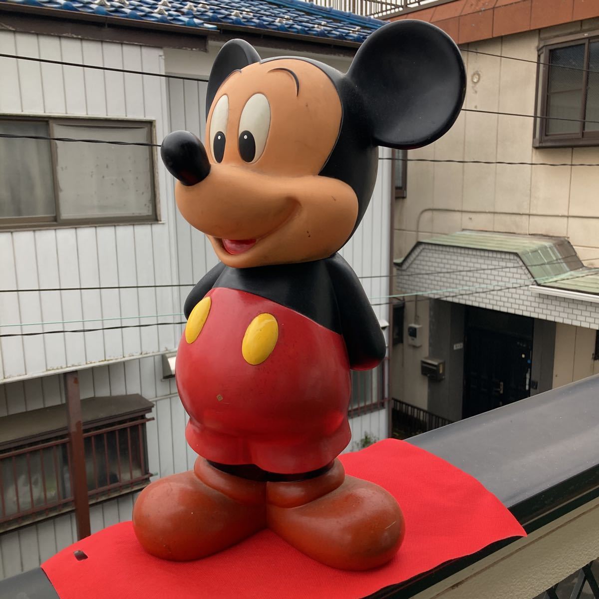 非売品 昭和レトロ 当時企業物 三菱銀行 特大ミッキーマウス ビッグ