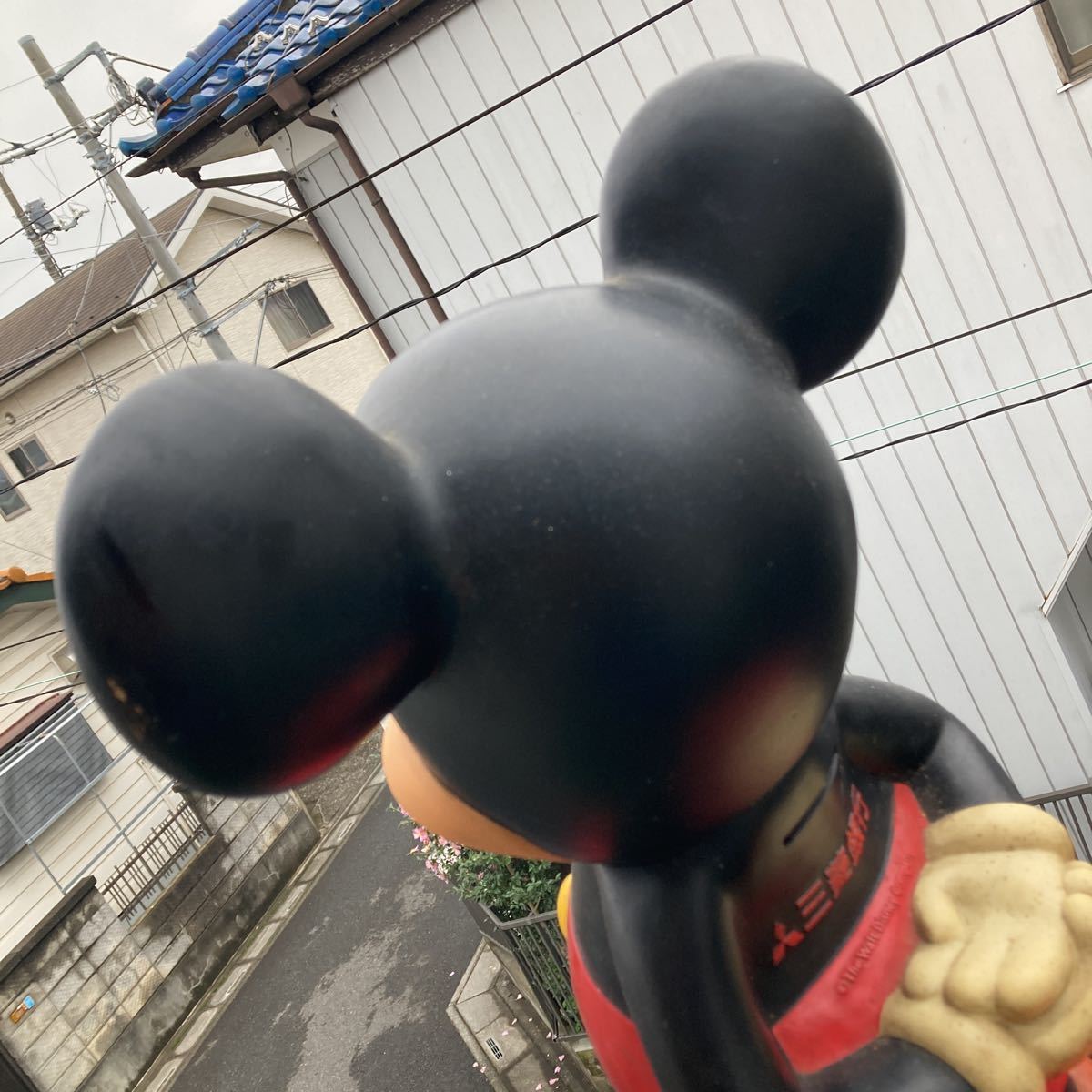 非売品 昭和レトロ 当時企業物 三菱銀行 特大ミッキーマウス ビッグ