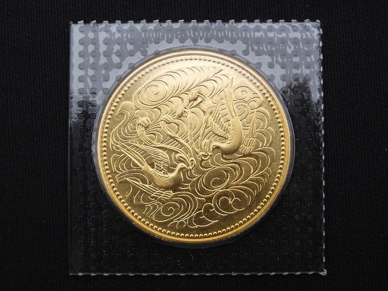 2312-0027●宝市/昭和61年/天皇陛下御在位60年記念/10万円金貨/20g/ブリスターパック入(梱包サイズ60)