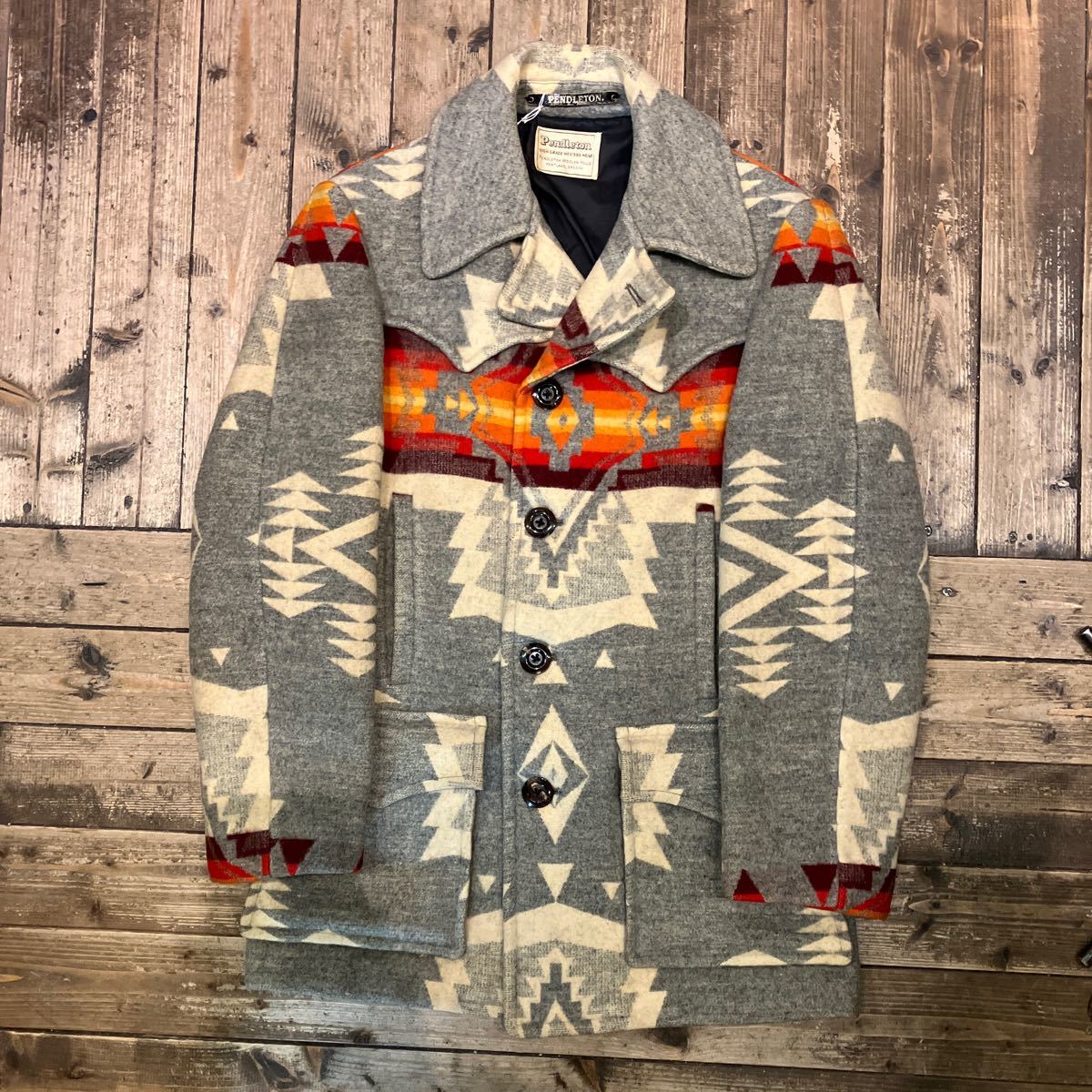 PENDLETON 70s ペンドルトン 白タグ ウールコートビンテージ vintage 