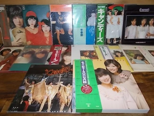 c0143　【未確認】　キャンディーズ　LP25枚セット