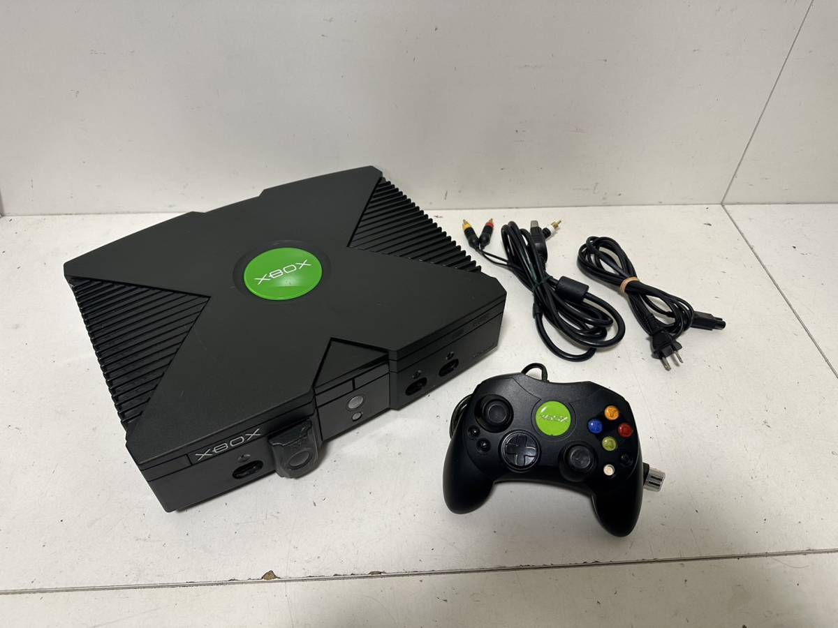 初代Xbox 本体セット Xbox - スパイクアウト 箱付き初代XBOX本体