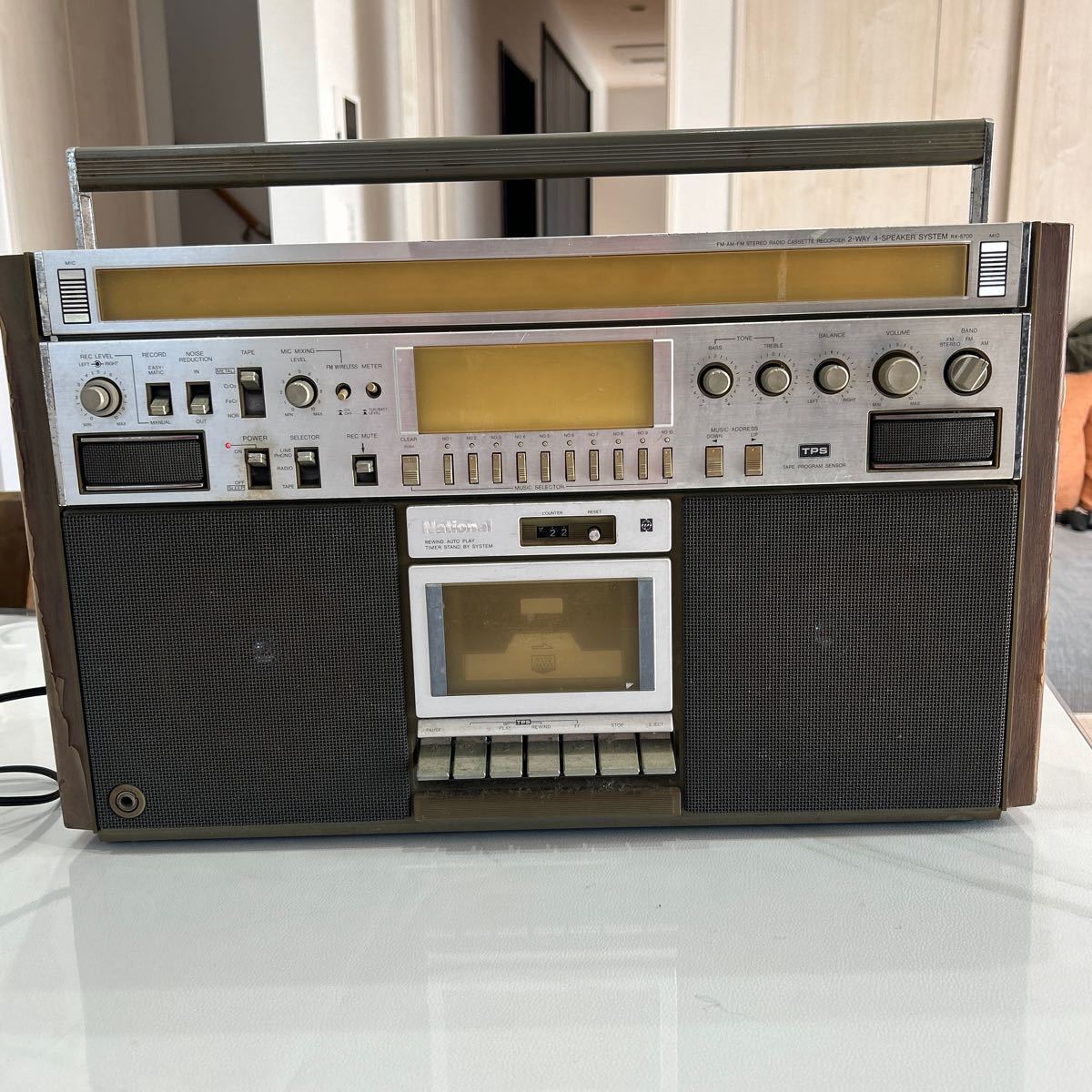 ラジカセ National ナショナル 型式-RX-5700 RX-5700 ラジカセ