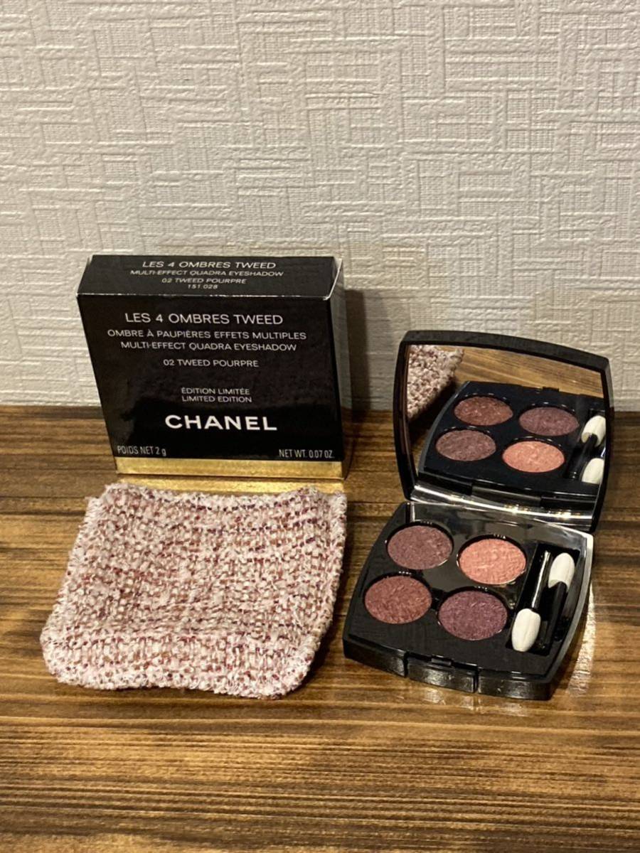 I3L219◇新古品◇ シャネル CHANEL レ キャトル オンブル ツイード 02