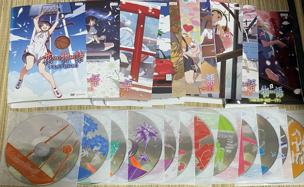 DVD　物語シリーズ　セカンドシーズン　全12巻セット　レンタル版