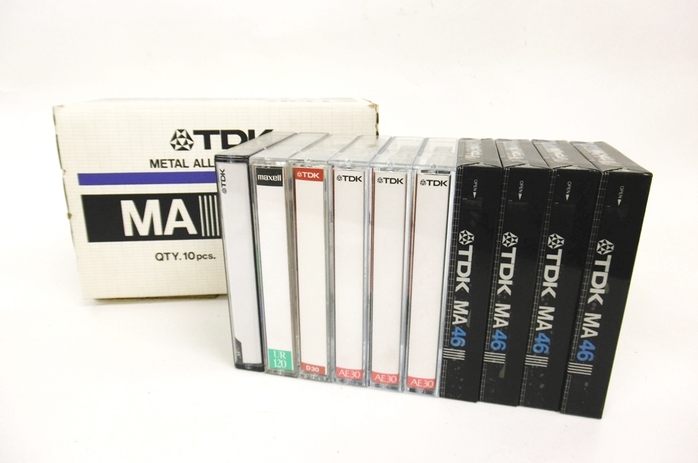 17 45-584209-12 [Y] TDK MA46 メタル カセットテープ 4本(未開封