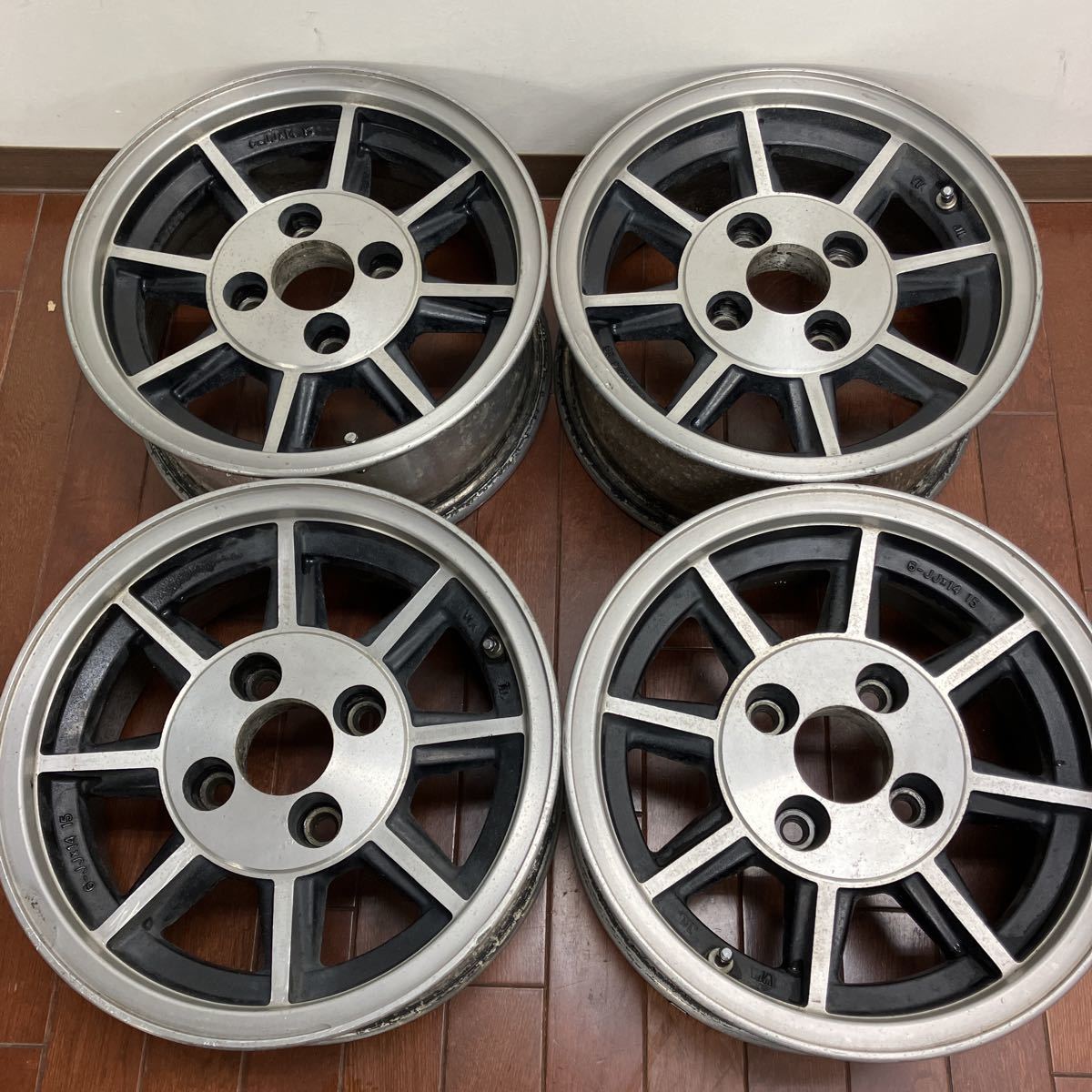 希少 旧車 ハヤシレーシング ？ ハヤシ風 6-JJ×14 14インチ アルミ