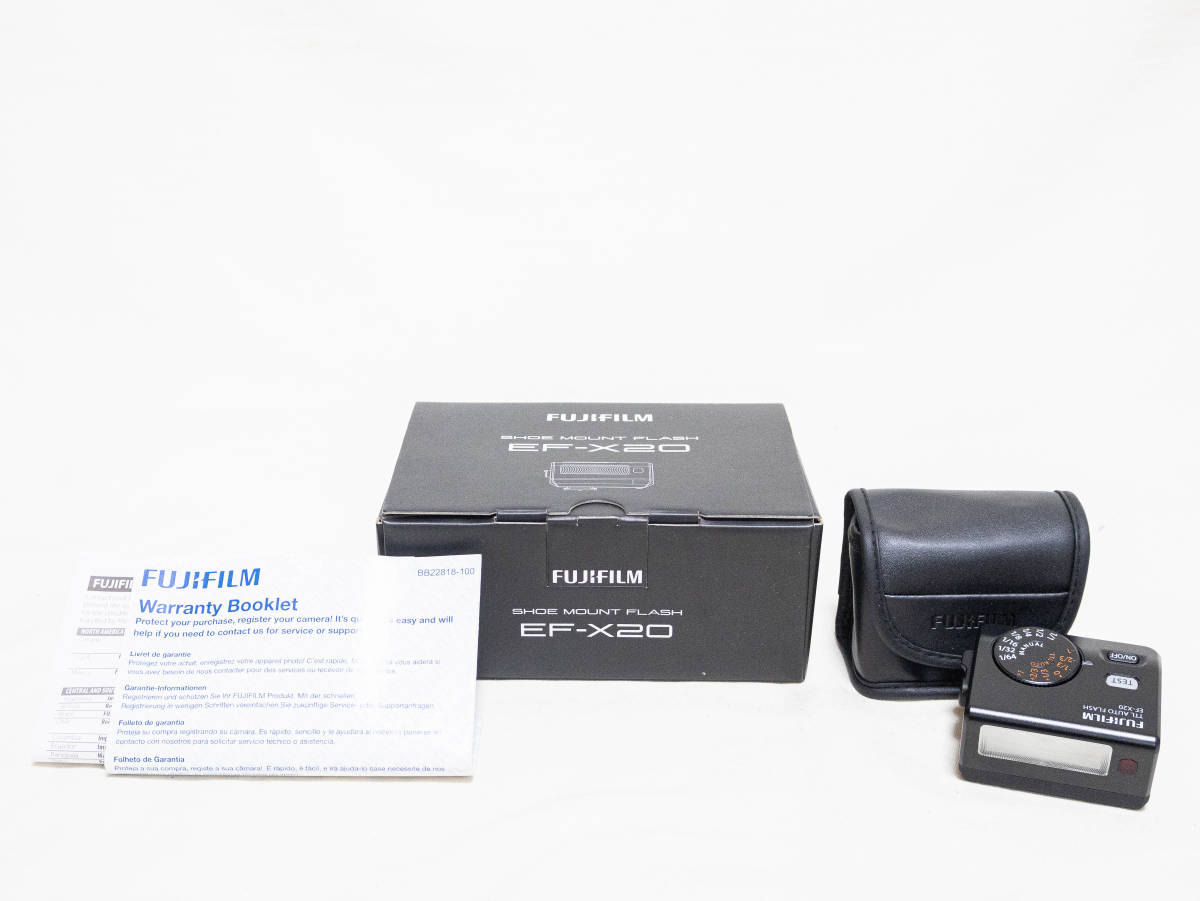 ☆FUJIFILM/クリップオンストロボ/EF-X20/元箱など付属/美品☆ EF-X500