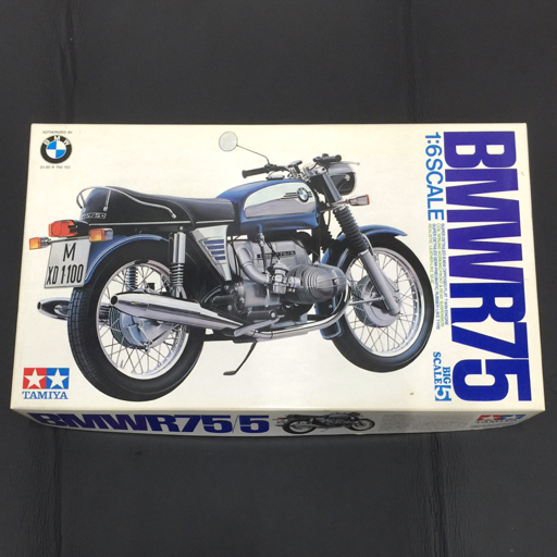 1円 タミヤ 1/6 BMW R75/5 オートバイ プラモデル 保存箱付き 未組立品 