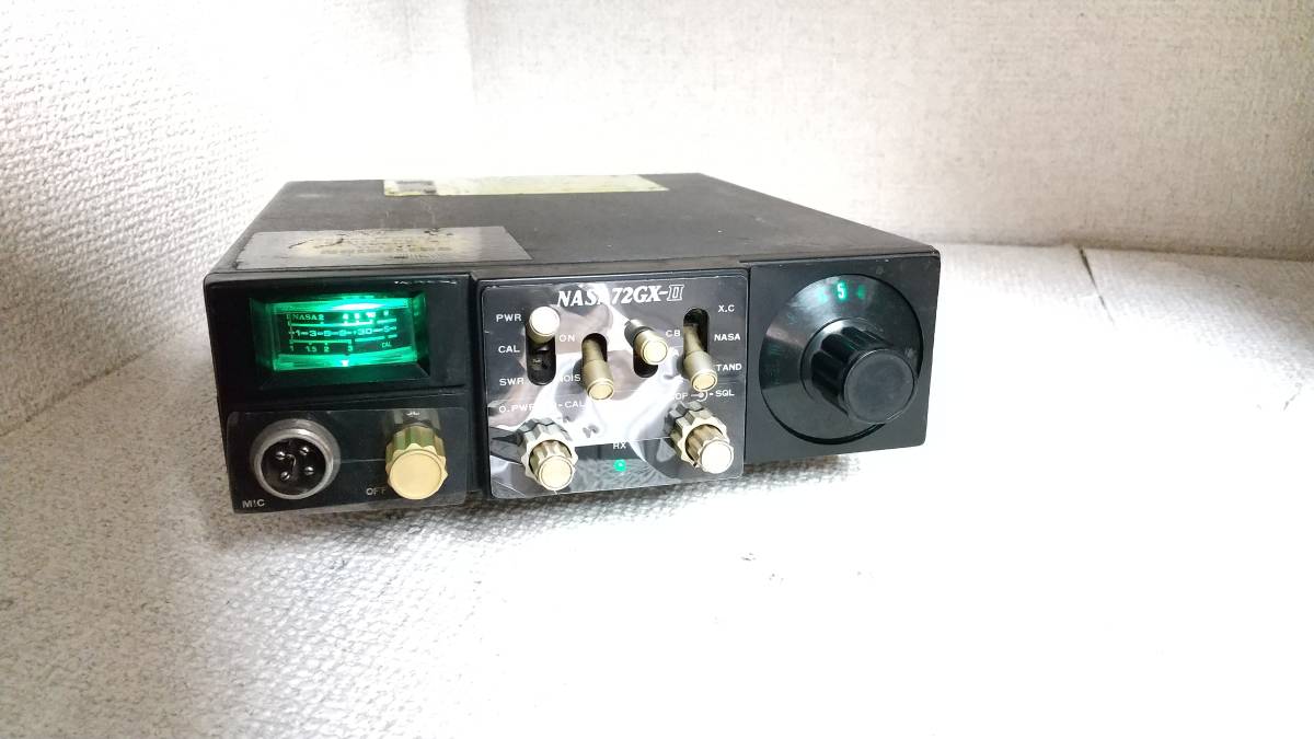 ☆NASA72GX-Ⅱ 28MHz ◇ NASA 72GX-Ⅱ 28mhz改造用 中古品 ◇ 当時物