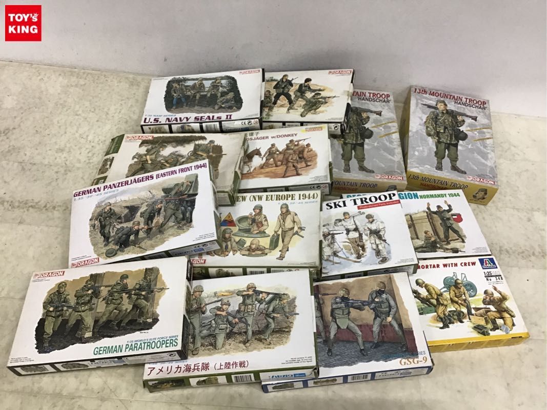 1円〜 同梱不可 ジャンク 1/35等 GERMAN PARATROOPERS、U.S. NAVY SEALs II 他