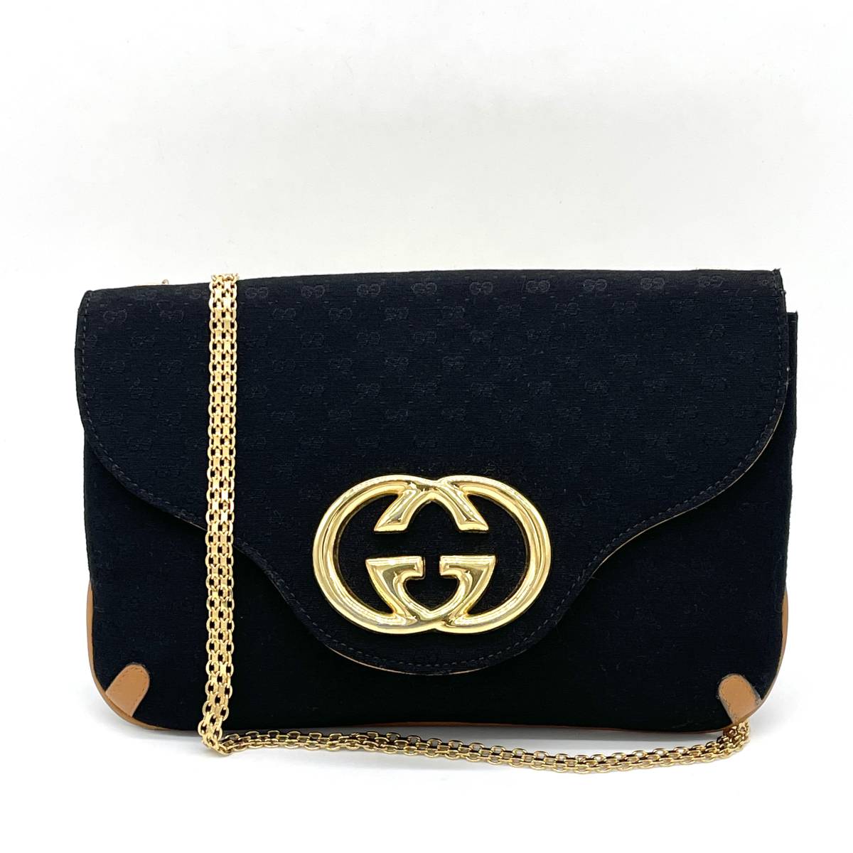 グッチ 長財布 オーガナイザー マイクロシマ GG レザー 美品 1222-②