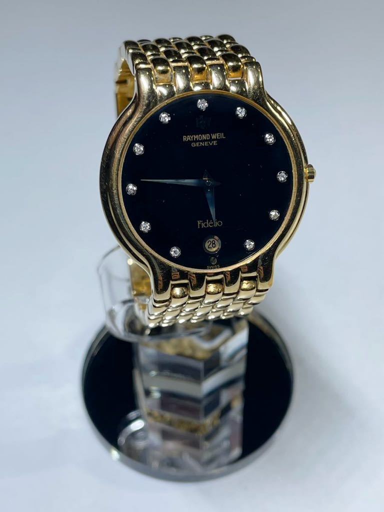 12-29☆RAYMOND WEIL 腕時計 Fidelio クォーツ SWISS スイス ゴールド