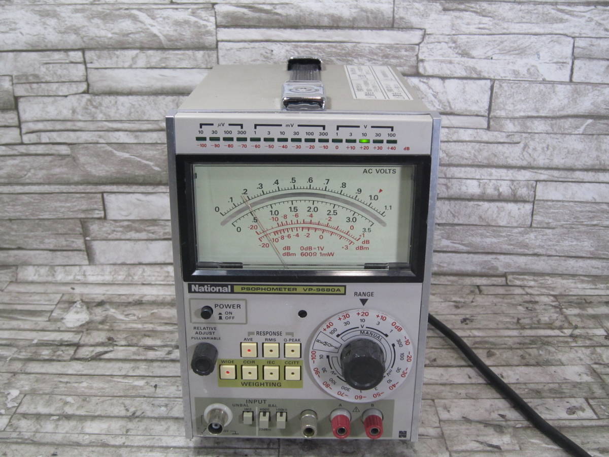 National ナショナル VP-9680A 電子電圧計 PSOPHOMETER 電子電圧計